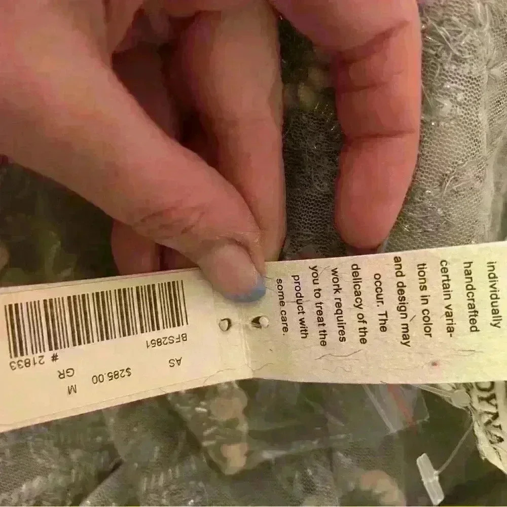 Moyna ~ intricate beaded formal sleeve jacket size M - Picture 13 of 16